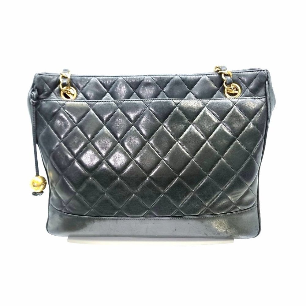 RARE 1991 Vintage Black Lambskin Chanel Purse - Authenticated! - Picture 1 of 15